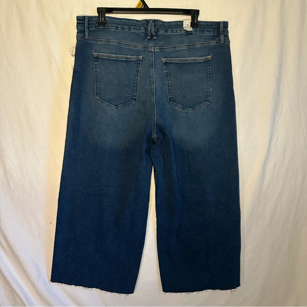 Good American Women's Palazzo Jeans Cropped Anthropology NWT NEW Plus Size 22W - Picture 7 of 16
